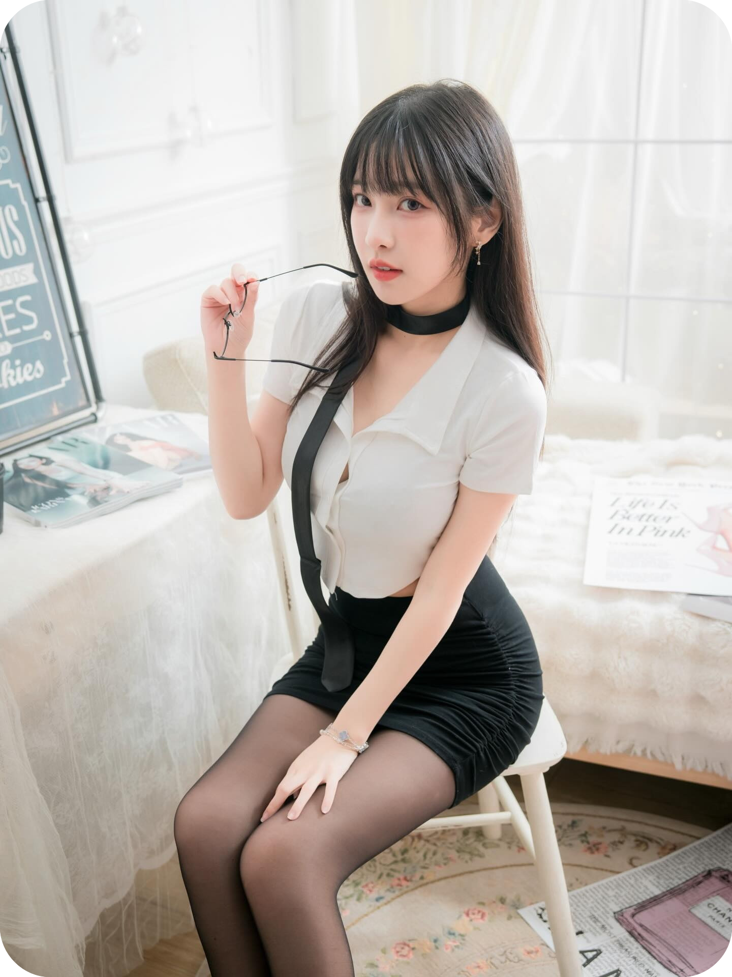 高挑美腿/OL絲襪/護理師老師